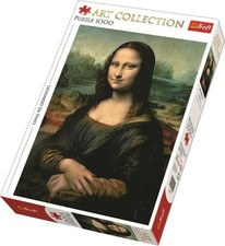 Trefl 1000 Piece Puzzle Art Collection Mona Lisa Jigsaw Game