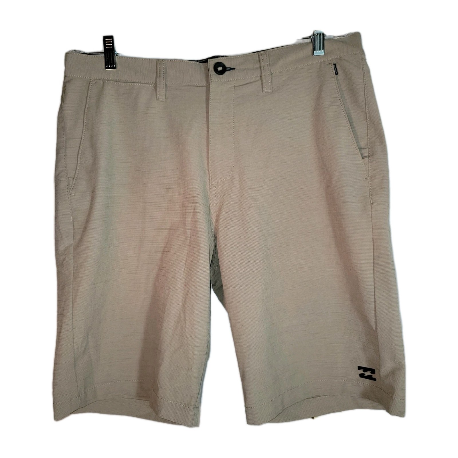 Billabong Submersible Crossfire Boardshort Tan Pockets Men's Sz 34