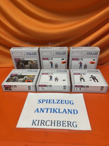 Lote 7 Pola 331518... Juego de figuras de ferrocarril personas G para LGB Piko nuevo | Condition: Neu