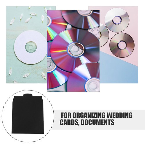 12 Pcs Sac De Rangement Pour CD Pochettes Disque Porte-documents - Photo 9/12