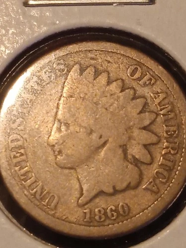 1860 Indian Head Cent. Good Condition.
