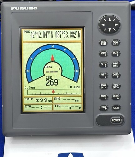 Plotter GPS Furuno GP-1610CF Y SONDA PANTALLA BUSCADOR DE PECES - LIMPIO - FUNCIONANDO - Imagen 5 de 19