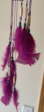 Purple and Pink Hoop Handmade Dream Catcher Feathers Hanging Dreamcatcher Decor