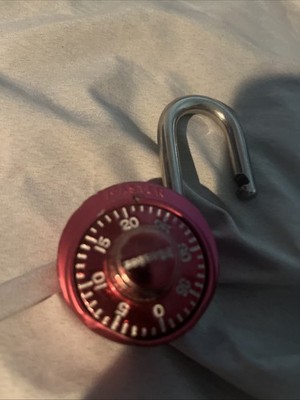 Master Lock 1530DCM Pink/Red Combination Padlock