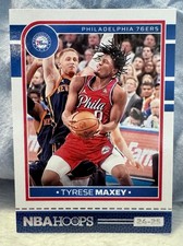 🏀 2024-25 Tyrese Maxey Philadelphia 76ers Panini-Hoops #84 NBA 