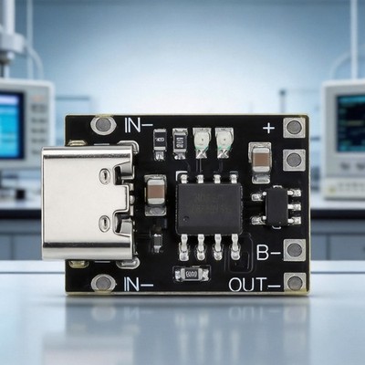 Space Saving Type C Charging Module For Tight Space In Electronics Projects