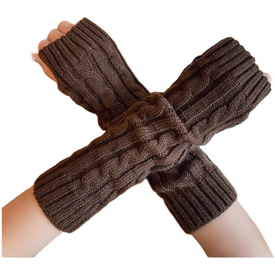 Fingerlose Handschuhe Unisex Strickärmel weiche Isolierung fingerloses Design