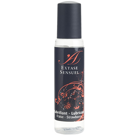 Lubrifiant de voyage fraise Extase Sensual gel intime 35 ml