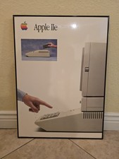 Apple IIe Computer RARE 1985 Vintage Reseller Poster