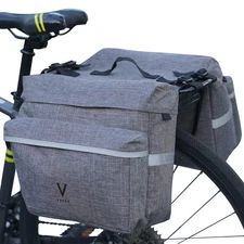 Vuudh Bike Pannier Bag - 27L Bicycle Bag with Reflective Trim, Water-Resistan...