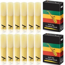 20 Pcs Alto Saxophone Reeds 1.5 with Individual Package Professional Alto Sax...