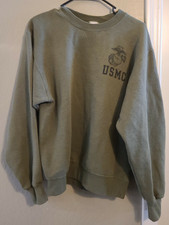 Vtg USMC Pullover Sweatshirt Men's Small Marine Corps Made In The USA