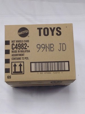 2026 International Factory Sealed C4982 99NB Case JD 72 Ct Long Card Hot Wheels