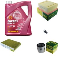 Mann Inspektionspaket 5L Mannol Energy 5W-20 FüR Ford Fiesta VI B-Max 1.6