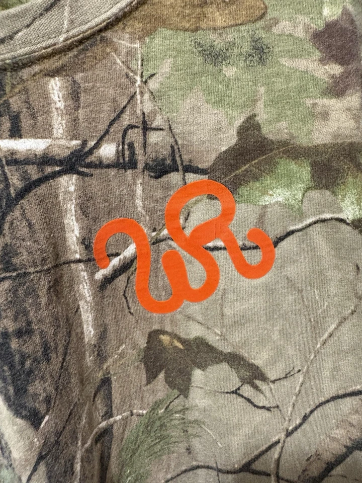 Code V Camo Shirt Mens Large Brown Green Woodland Camo Long Sleeve Hunting Ranch - Image 2 of 4