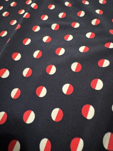 Tommy Hilfiger Woman’s Navy Blue Red & White Polka Dot Bell Sleeve Dress Size 16 - Picture 9 of 12