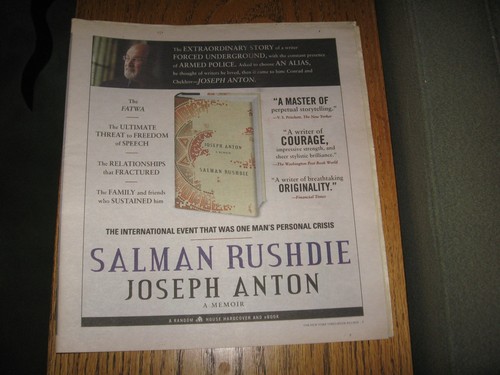 1983-2024 Author Salman Rushdie: A Collection of 30 Uncommon Items - Picture 19 of 21