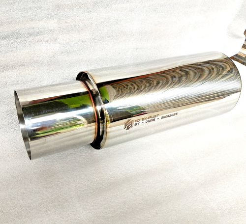 FD EXHAUST BIG CANON MUFFLER INLET 3.5 INCH OUTLET 4.5 INCH - Picture 4 of 6