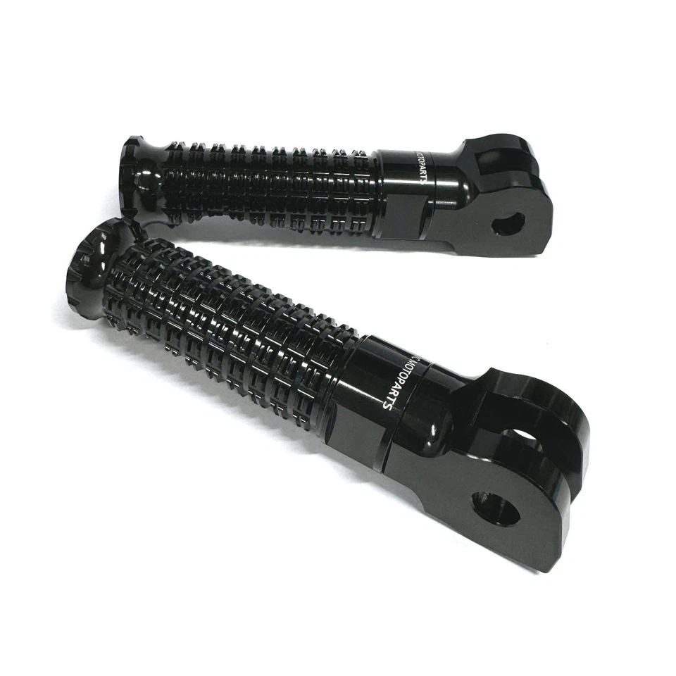 Clavijas delanteras negras para Triumph Street Triple 675 R 07-13 14 CNC SHADOW Rider Foto 4 de 4