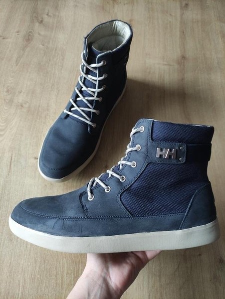 Men Helly Hansen Boots Navy Leather 45