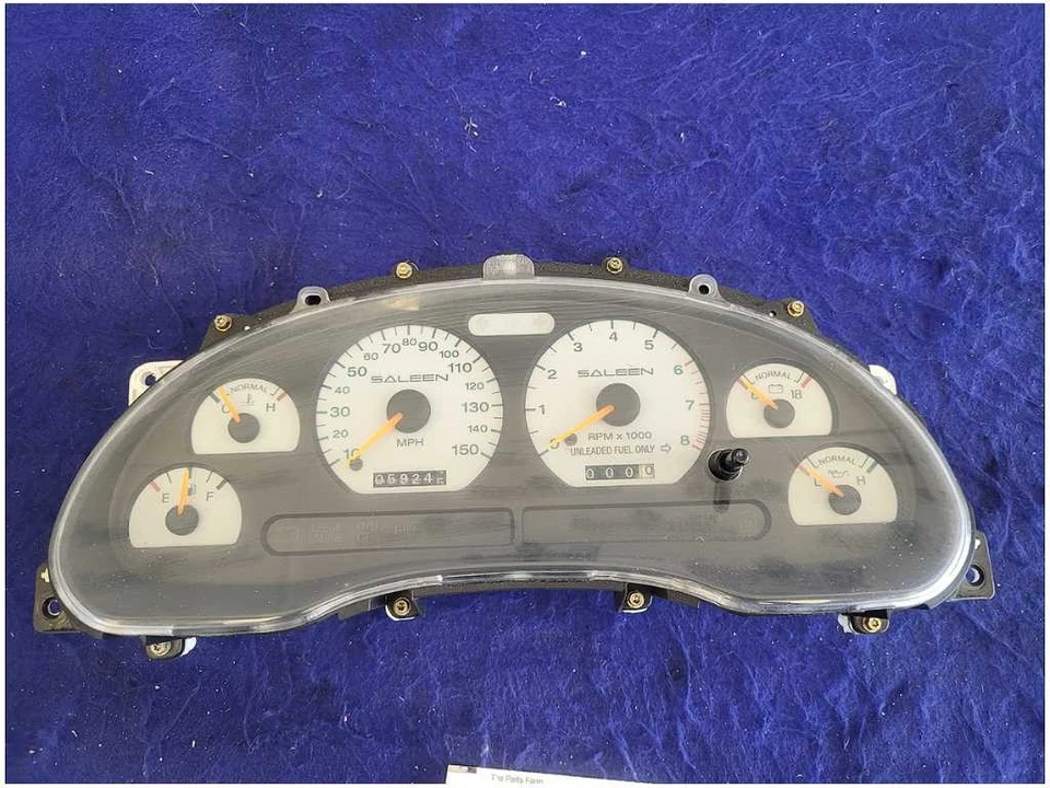 1996-1997 Ford Mustang GT 4.6L Saleen Gauge Cluster Speedometer 150mph 2746 - Image 4 of 4