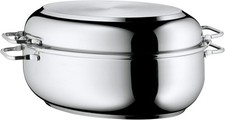 WMF Bräter mit Deckel 8,5l, Backofen, Induktion, Cromargan Edelstahl, Schmortopf