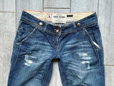 River Island Boyfriend jogger jeans Vintage cuffed relaxed leg 10 R W30 L30 Y2K