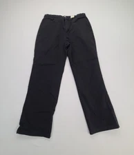 Dockers Pants Mens 30 Black Classic Straight Casual Chino Workwear Comfort 30x25