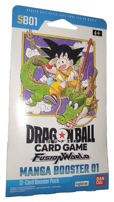 3x Dragon Ball Fusion World Card Game Manga Booster SB01