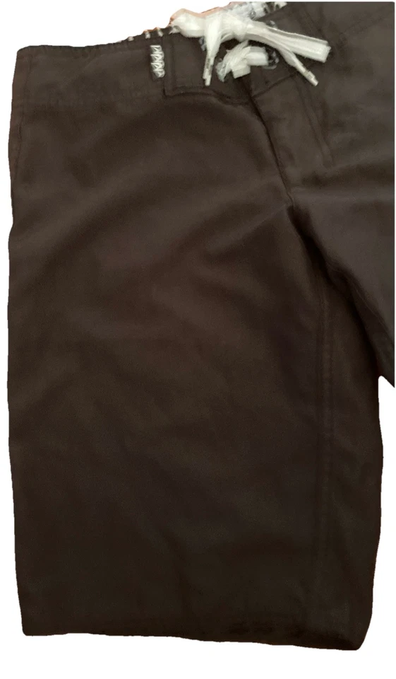 Pantalones Cortos de Natación Volcom Stone Miss Mod Blanco y Negro para Mujer Talla 1 Foto 2 de 4