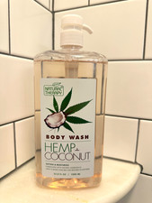1 Bottle Natural Therapy 33.8 Oz Hemp  Coconut Softens  Moisturizes Body Wash
