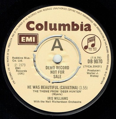 Iris Williams - He Was Beautiful Cavatina/We Don't Make... 9070 EX Demo Hear It!
