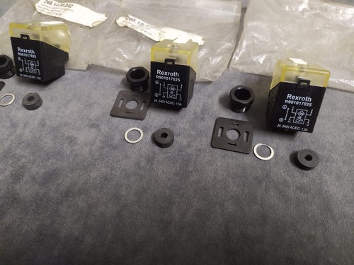 Rexroth R901017025 Solenoid Valve Plug Adaptor For Rexroth Directional Valve Lot - Picture 6 of 8