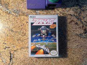 NES Nintendo Zanac RARE OVAL SEAL VARIANT CIB Nice Condition CRISP Complete