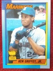 1990 Topps - #336 Ken Griffey Jr  Bloody Scar Error Card
