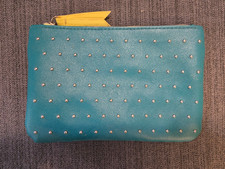 IPSY GLAM BAG Green Studded Makeup 5"x7" March 2020 Cosmetic
