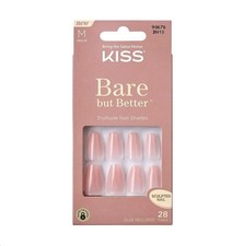 NEW KISS Bare but Better, (PACK OF 2) Press-o...