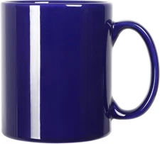 20 OZ Extra Large Ceramic Coffee Mug Classic Porcelain Tea Cup with Handle Blue