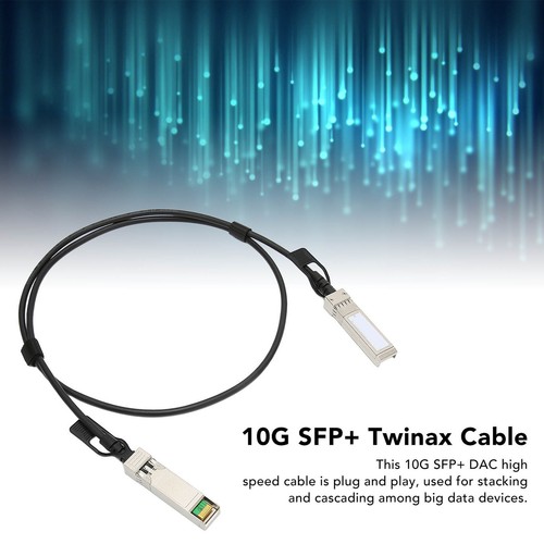 .›10G SFP+ DAC Cable 39.4in SFP+ To SFP+ High Speed Stable Signal Plug And Pla G - Picture 3 of 22