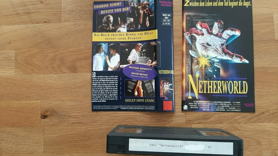 Netherworld (Im Bann Des Voodos Horror Charles Band German Promo VHS Video 1991) - Bild 2 von 4