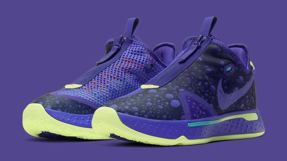 Nike PG4 Gatorade GX Purple Neon MultiColor CD5078-500 Men's 15