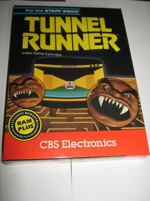 Tunnel Runner (Atari 2600, 1983) New Sealed Rare