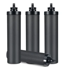 4 Packs Replacement Gravity System Filters BB9-2 Black For Berkey Water Filter