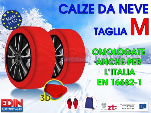 Calze da neve omologate per 265/50 255/60 255/55 245/55 235/65 235/55 R19