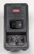 TE Connectivity Corcom PS0SXSSXA Power Entry Module Connector EMI/RFI Filtered