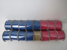 Jute Rope Lot Natural Pink Navy 15 Feet 4.57m Each