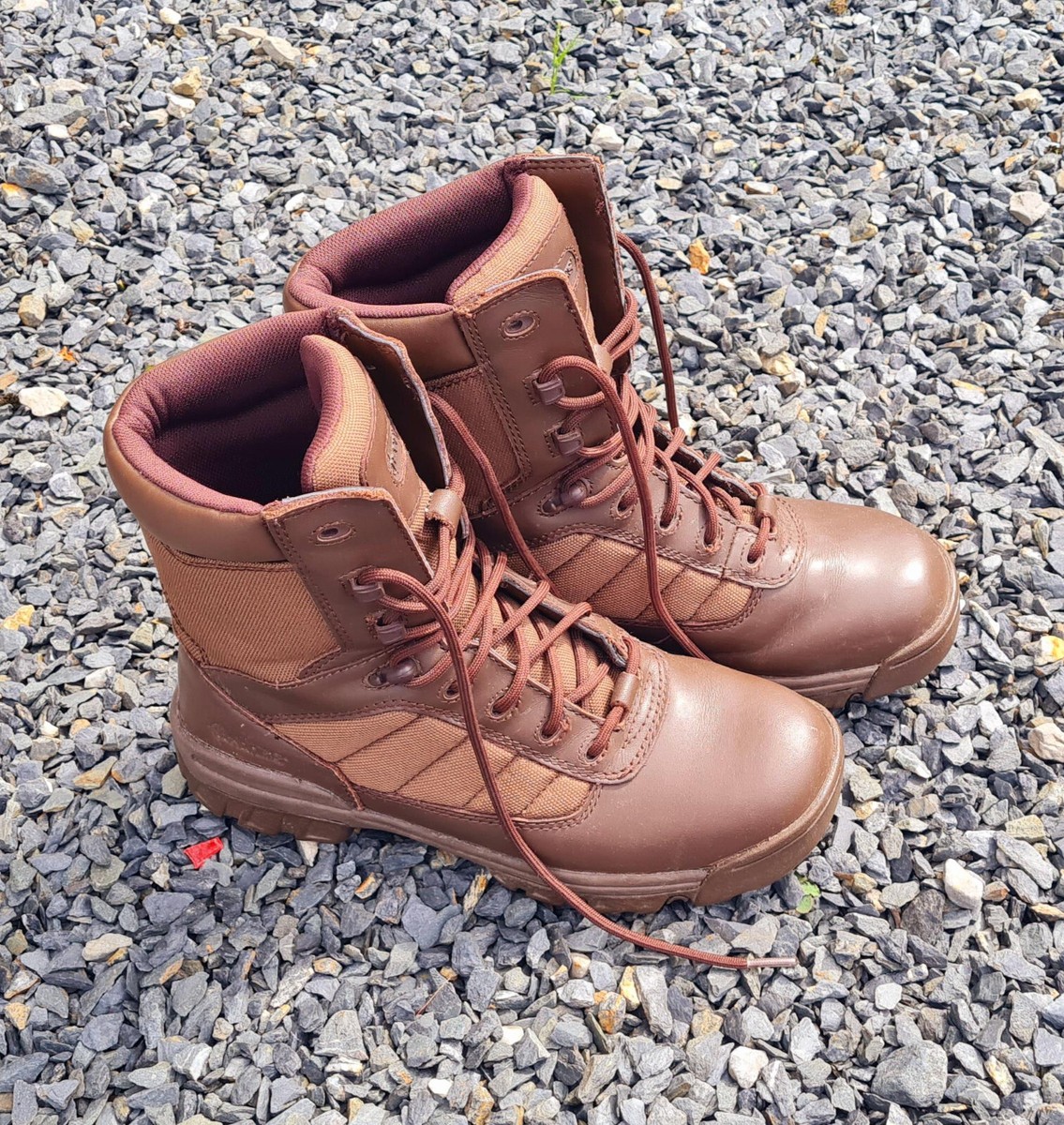 Bates Womens Boots Waterproof Ankle Brown Leather Tactical Patrol