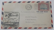 Saint Joseph Missouri October 1 1929 first flight airmail
