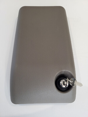 CENTER CONSOLE LID INCLUDES LATCH & LOCK WITH 2 KEYS FITS 01-06 JEEP TJ WRANGLER