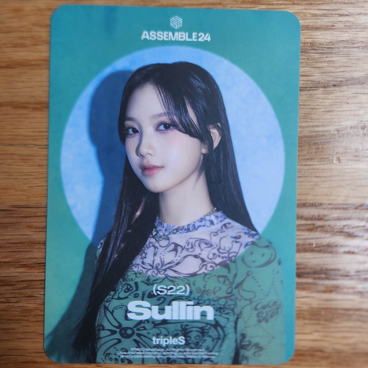 tripleS JAPAN FC objekt E304 ソルリン QR未使用 triples Yun Seo-yeon E304 japan fanclub object | eBay